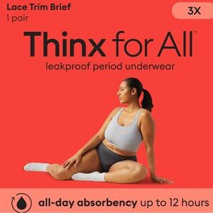 Thinx for All™ Women's Everyday Comfort Leakproof Period Underwear 3X